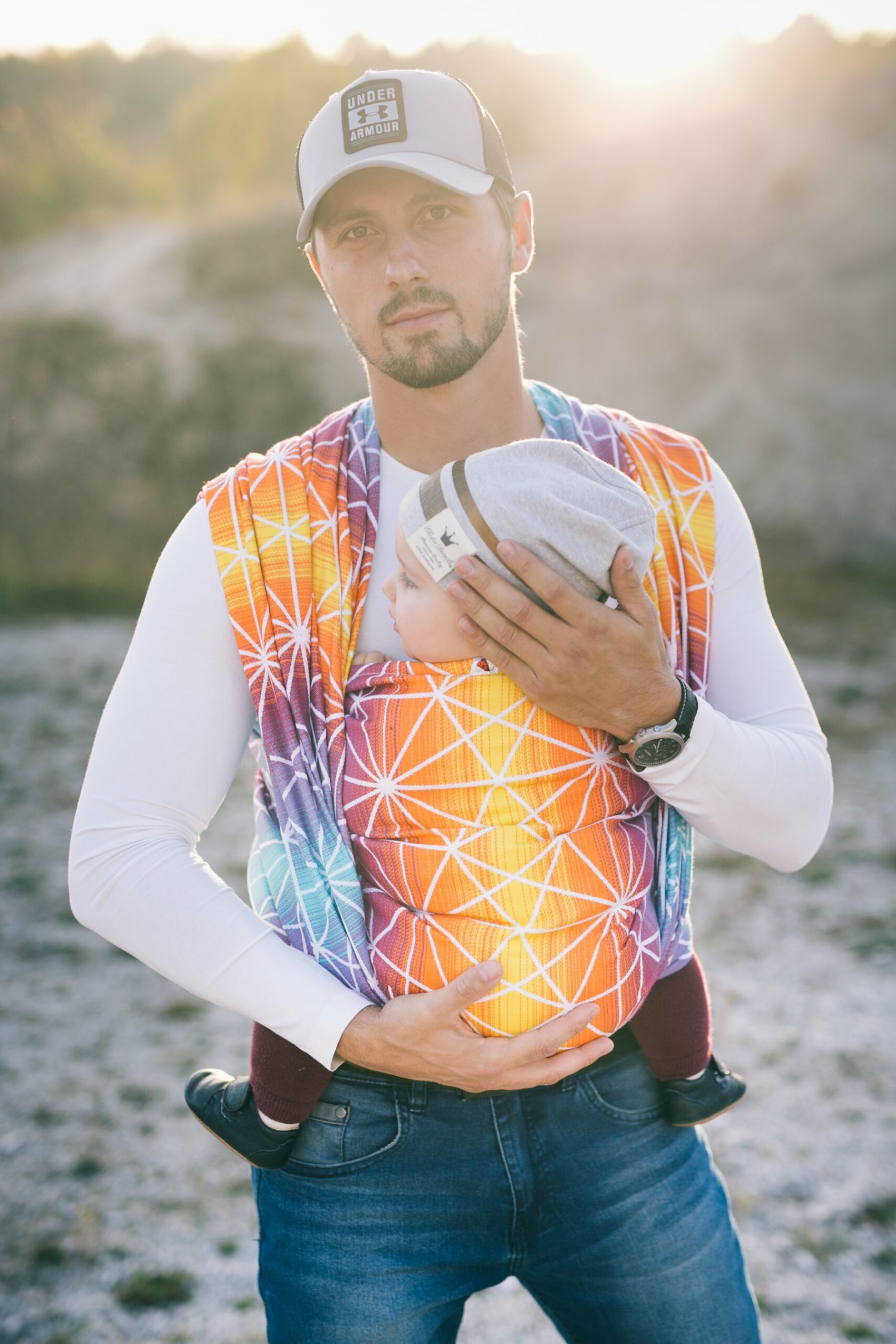 Baby Wrap - Be Lenka Spiderweb - Sunrise - Imagen 1