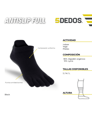 Antislip Indoor Toesocks - Image 1